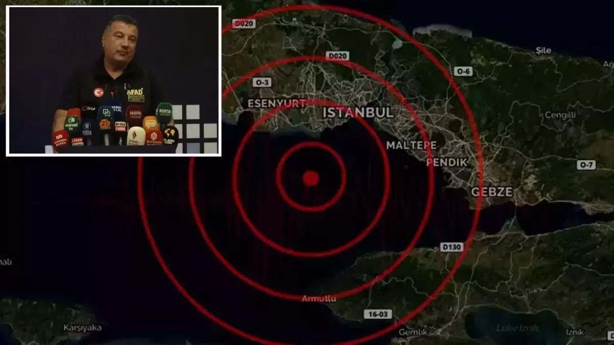 Bat?ya do?ru hareket ediyor, k?r?ld???nda 7.8'e kadar deprem retecek