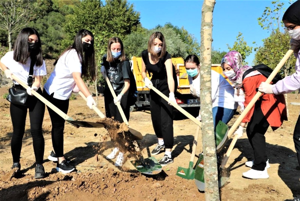 Son dakika haberleri: Kocaeli'deki gençler Hatay'daki orman yangını için fidan dikti