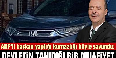 AKP’li başkan ‘itfaiye öncü aracı’ kurnazlığını savundu…