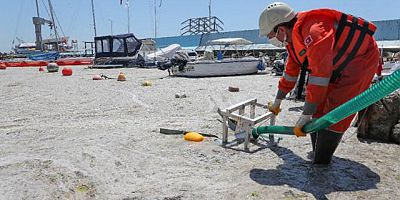 Çevre ve Şehircilik Bakanlığı ilk adımı attı; deniz salyası temizliği başladı 